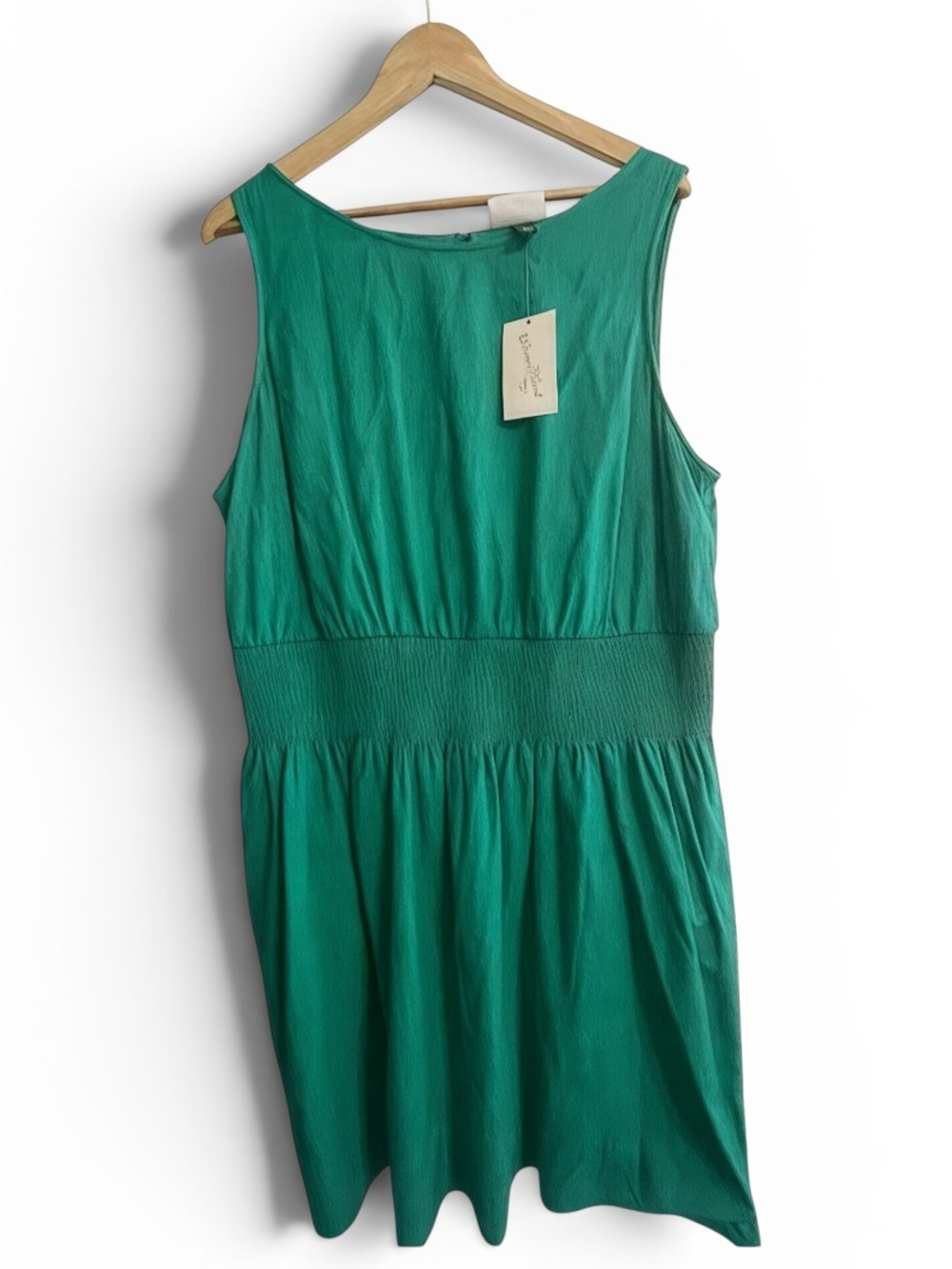 Universal Thread Green Sleeveless Smocked Waist Dress - Size XXL